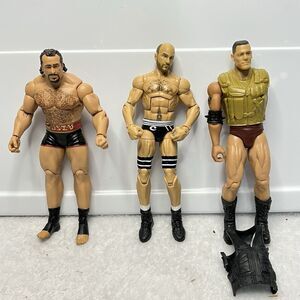 WWE Mattel John Cena Rusev Antonio Cesaro 7" 2013 Wrestling Lot of 3